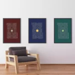 Eclipse Series – Line Art Dekoratif Duvar Tablosu