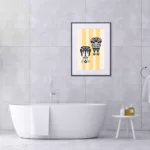 İnka Yellow Face - Retro Dekoratif Duvar Tablosu