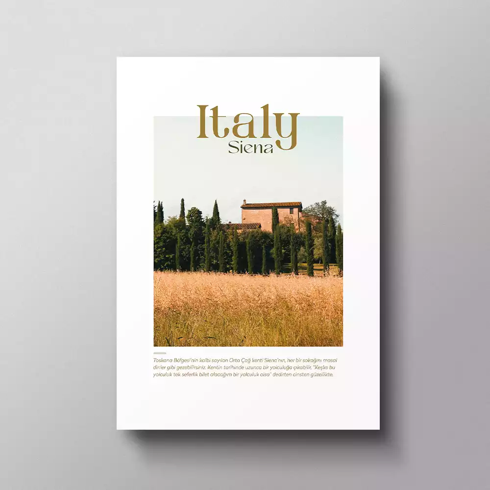 Italy Siena Poster